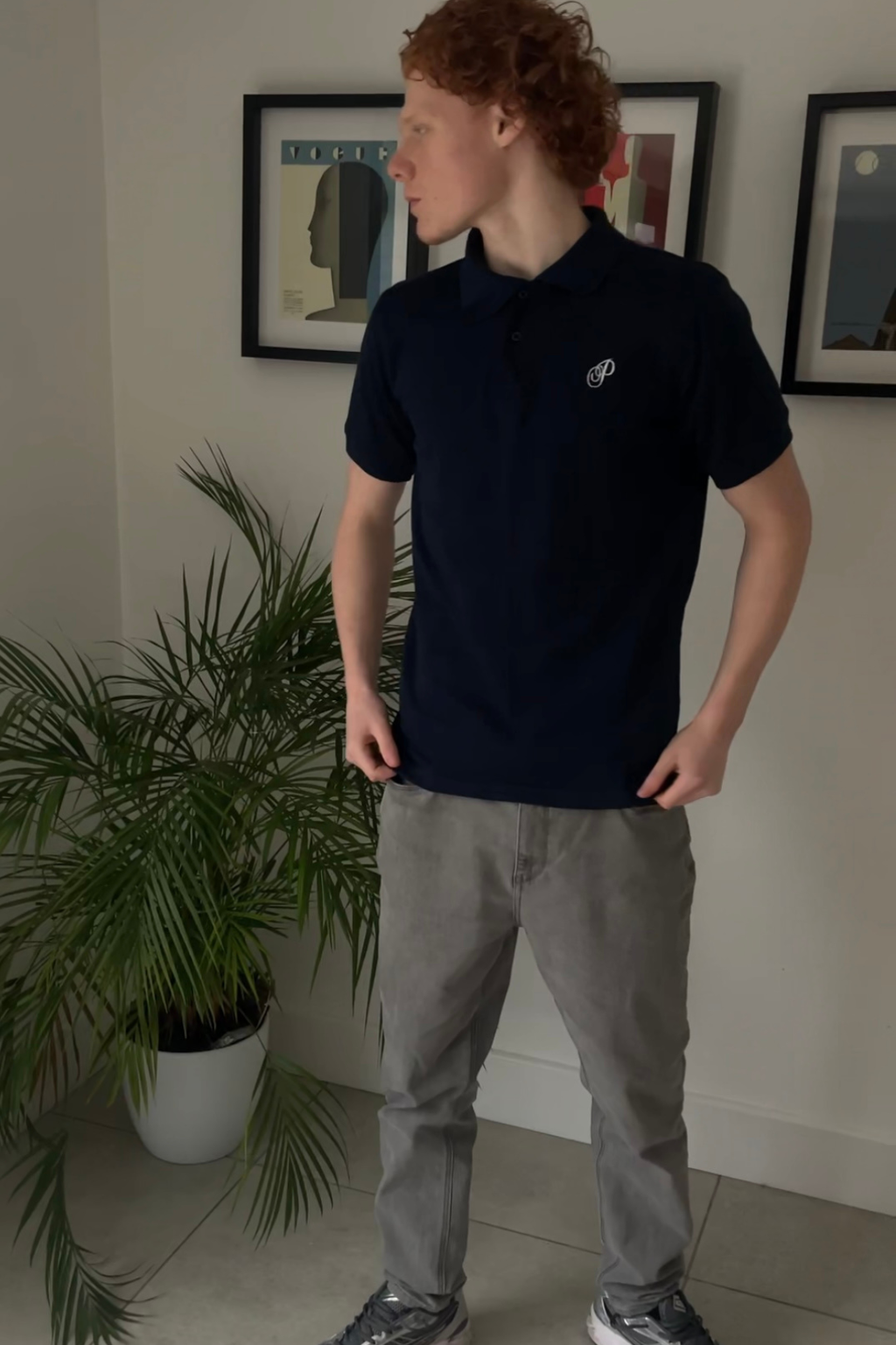 Navy Polo Shirt Prince & Palace